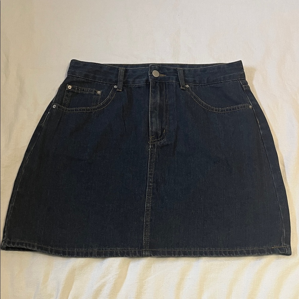 Classic Denim Mini Skirt